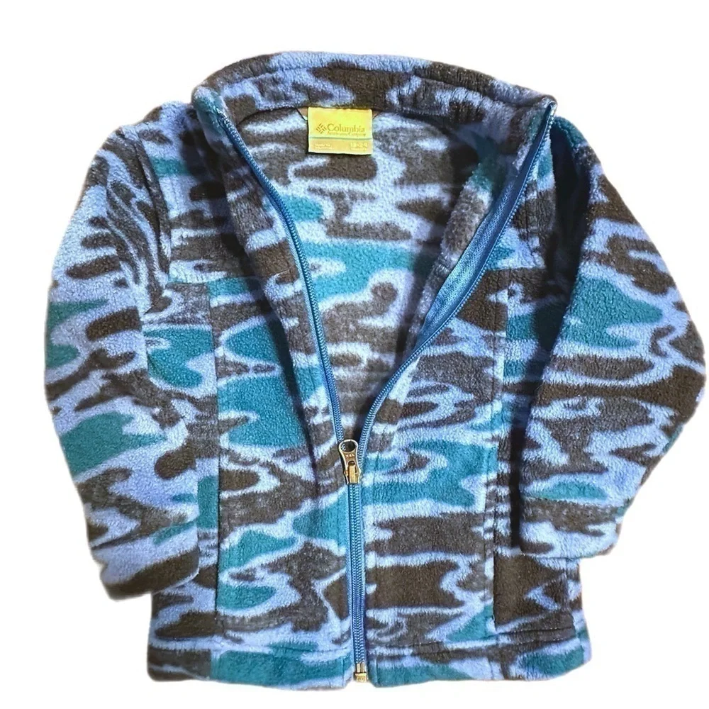 Toddler Boy’s Columbia Fleece Jacket - Size 18-24 Months - MINT CONDITION